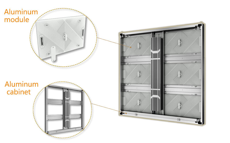 Aluminum LED module, Aluminum cabinet