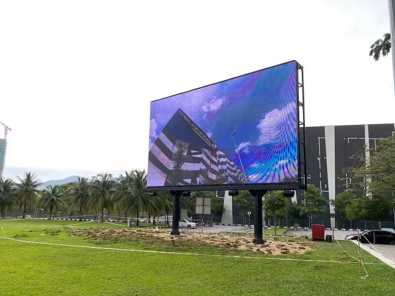 outdoor led display column