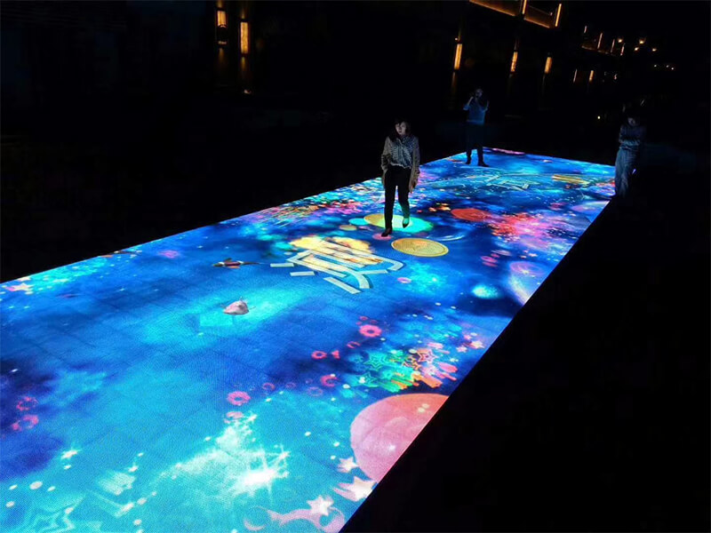 floor tile led display