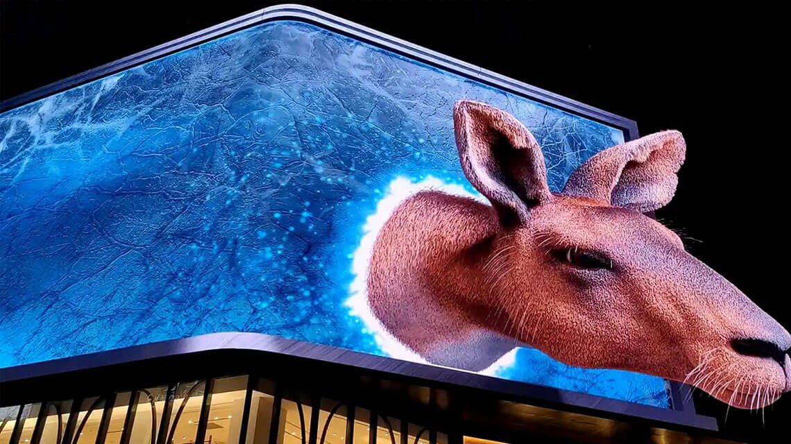 3D led display